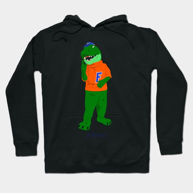 Albert Florida Gators Drawing Hoodie by tysonstreet